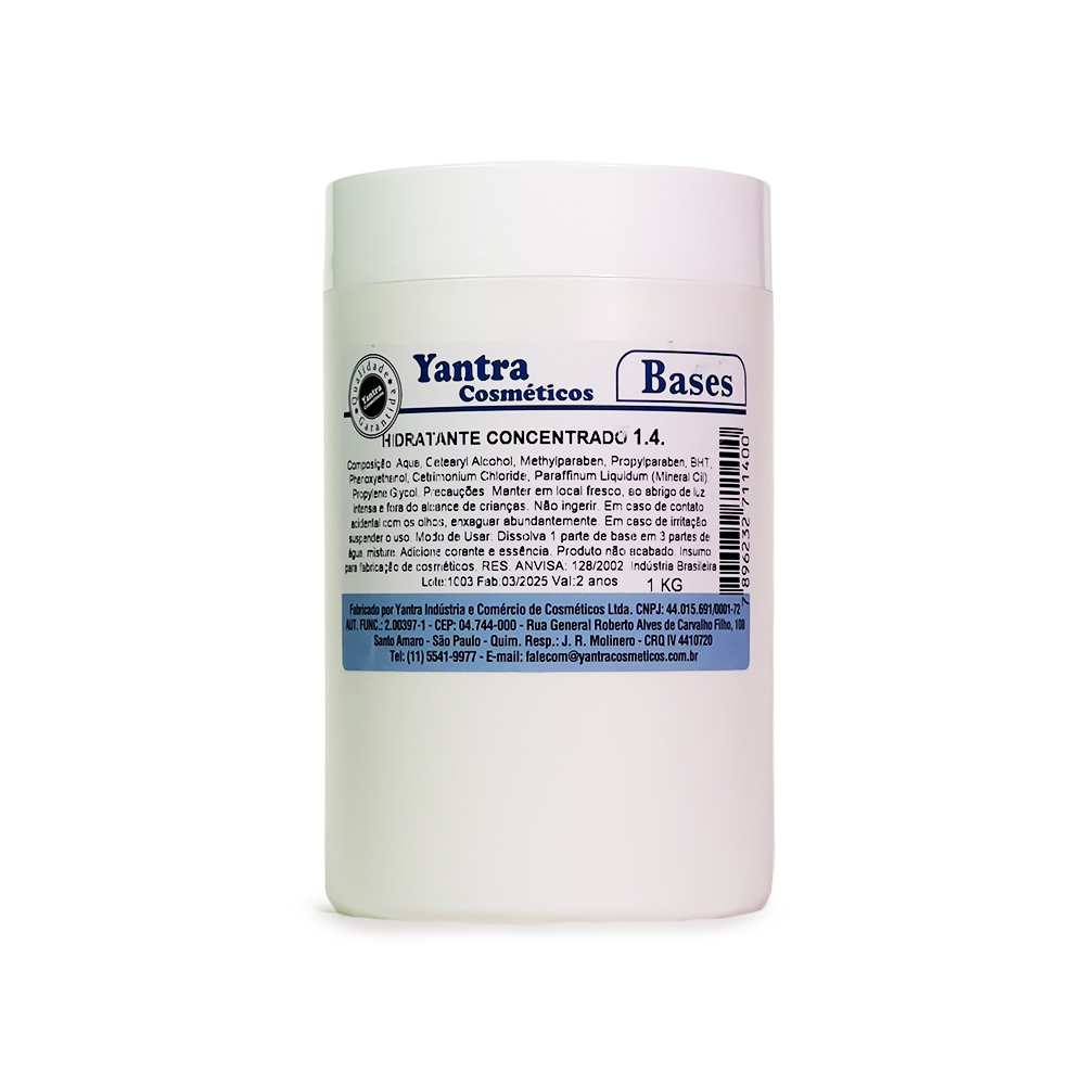 Base Hidratante Concentrada 1.4 Yantra Cosméticos (1kg)
