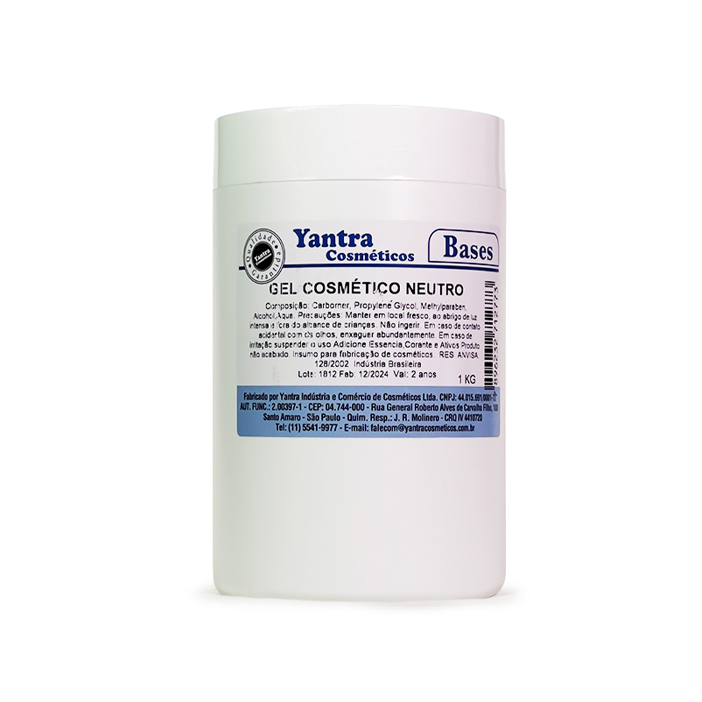Gel Cosmético Neutro 1kg | Yantra Cosméticos