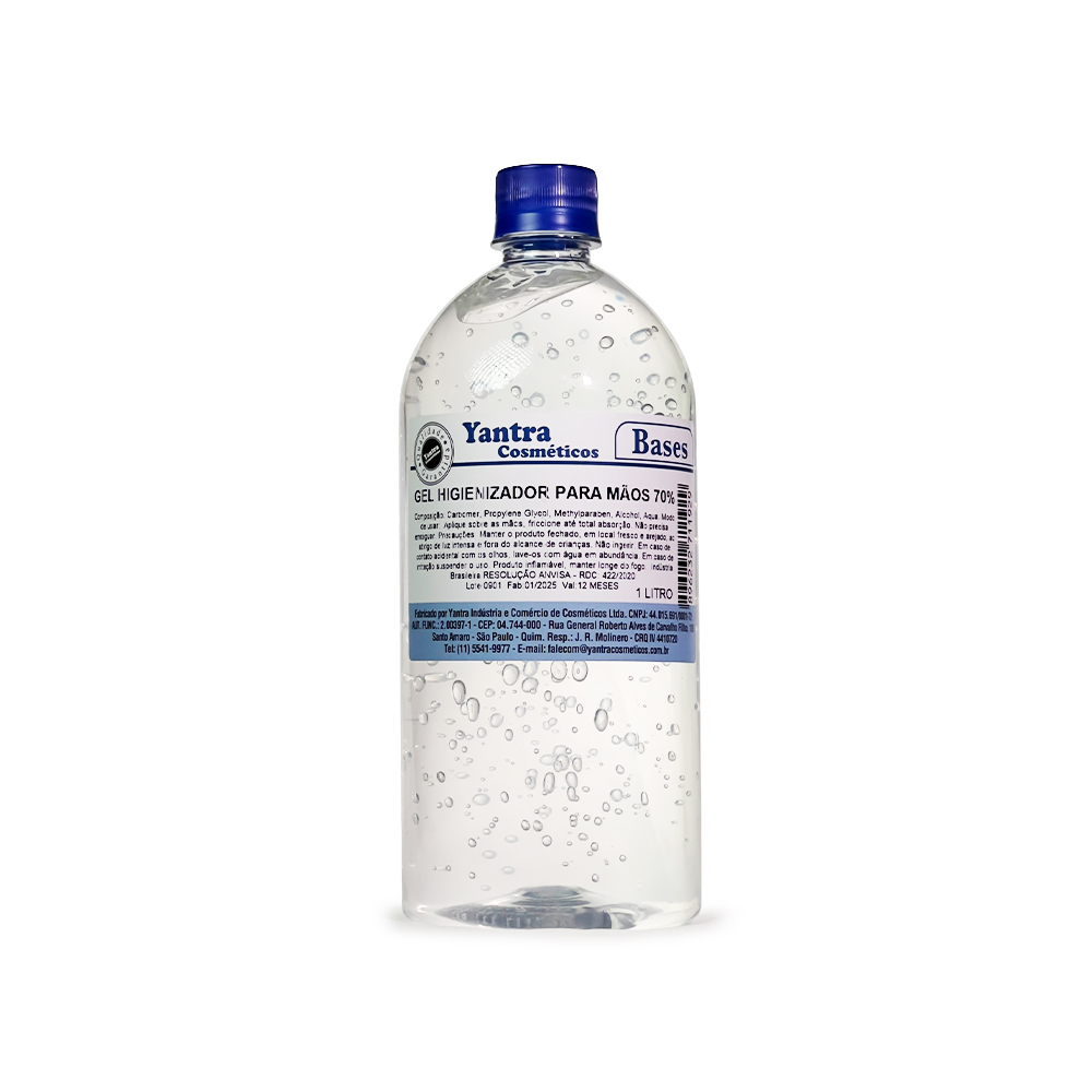 Gel Higienizador para Mãos 70% – 1L