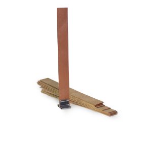 Pavio de madeira + suporte 15cm com 10 unidades